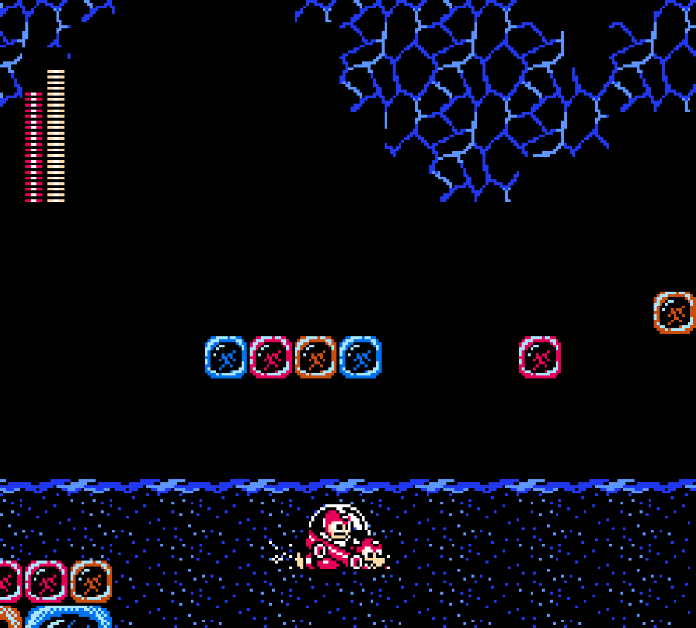 Mega Man 3 Nintendo Entertainment System NES video game featuring action platforming gameplay Mega Man robot battles enemy encounters weapon abilities boss fights challenging stages side scrolling action and classic 8 bit Capcom Nintendo gameplay retro video game collection collectible gaming appeal gameplay