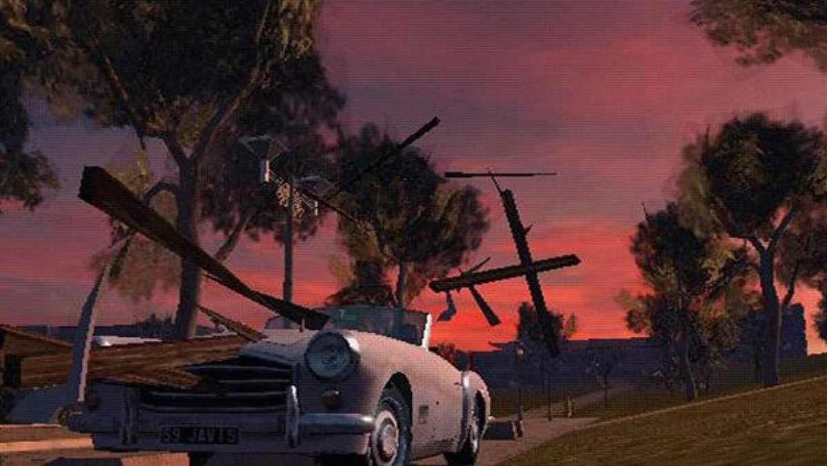 Driver 3 gameplay for PlayStation 2 (PS2) open-world driving and third-person action video game