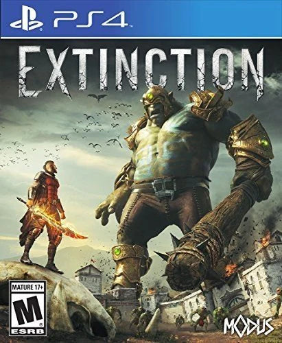 Extinction cover art for PlayStation 4 (PS4) video game