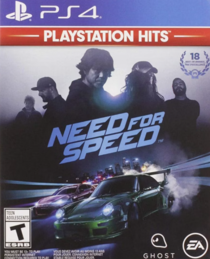 Need for Speed [PlayStation Hits] – PlayStation 4 (PS4) video game cover art, arcade street racing game.