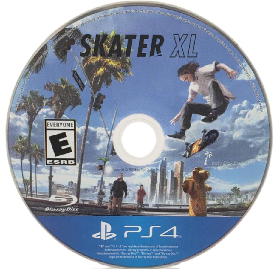 Skater XL – PlayStation 4 (PS4) video game disc, skateboarding simulation title