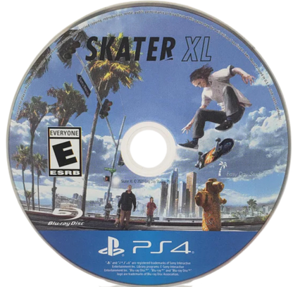 Skater XL – PlayStation 4 (PS4) video game disc, skateboarding simulation title