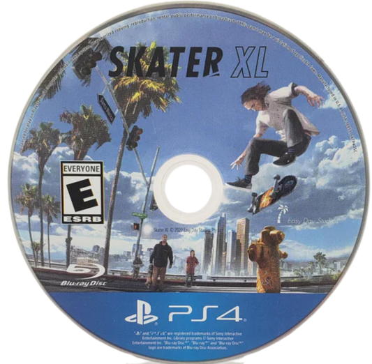 Skater XL – PlayStation 4 (PS4) video game disc, skateboarding simulation title