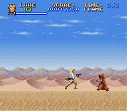 Super Star Wars Player’s Choice for Super Nintendo featuring classic action gameplay in the Star Wars universe gameplay