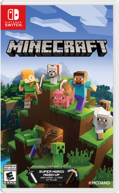 Minecraft cover art for Nintendo Switch NS video game