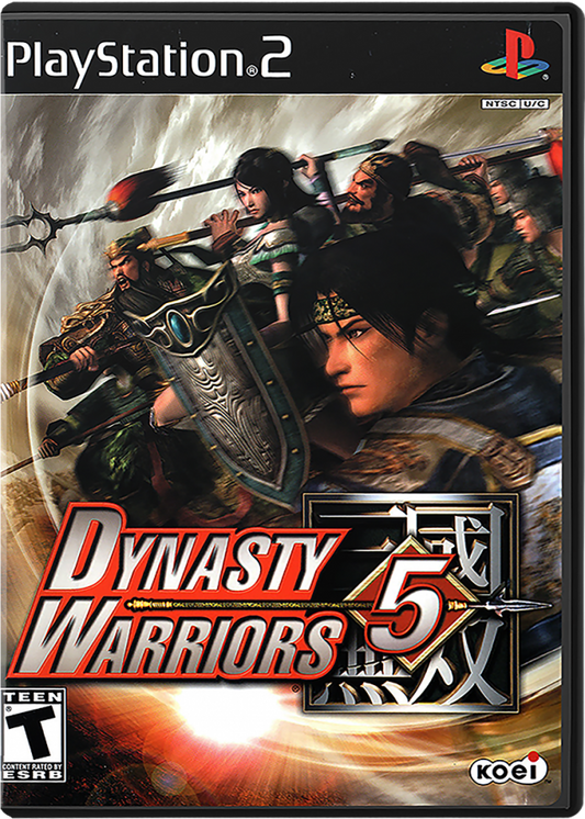Dynasty Warriors 5: Empires cover art for PlayStation 2 (PS2) video game
