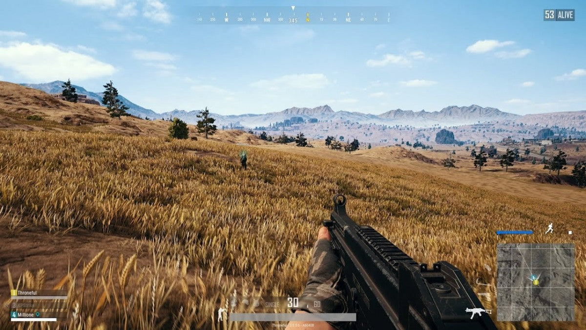 PlayerUnknown's Battlegrounds PUBG video game featuring large scale battle royale gameplay realistic weapons online multiplayer last man standing combat across PC and console platforms gameplay