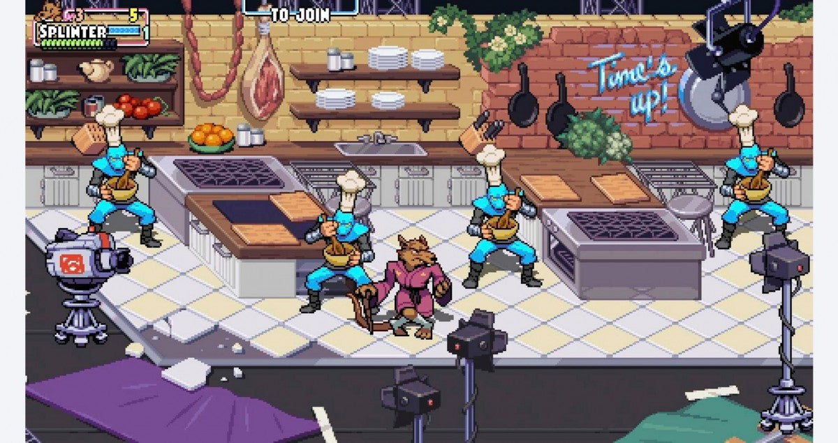 Teenage Mutant Ninja Turtles: Shredder's Revenge gameplay for PlayStation 5 (PS5) side-scrolling beat 'em up action video game