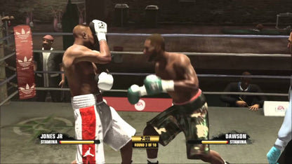 Fight Night Champion PlayStation 3 boxing sports video game featuring cinematic story-driven Champion Mode authentic physics-based gameplay and deep online multiplayer career gameplay screenshot