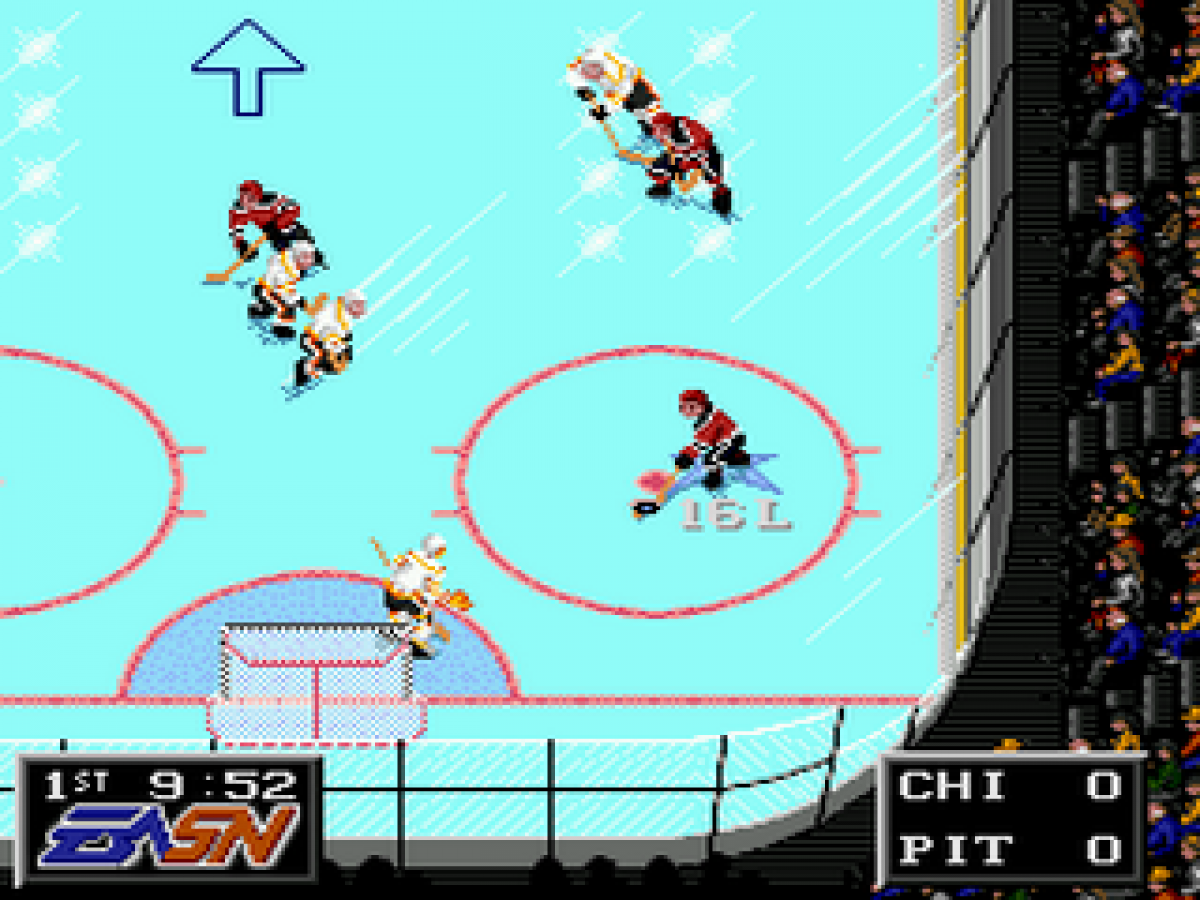 NHLPA Hockey 93 gameplay for Sega Genesis (GEN) video game