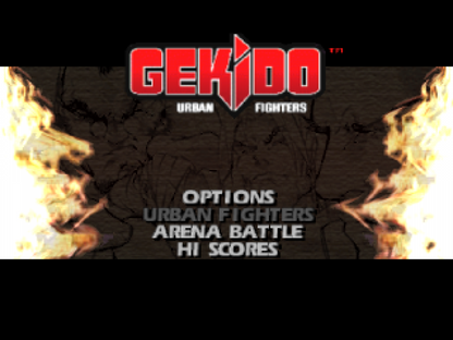 Gekido Urban Fighters PlayStation PS1 for fighting action video game fans featuring fast paced martial arts combat street fighting gameplay multiple playable characters powerful attacks urban environments arcade style action challenging enemies and classic PlayStation gameplay collectible gaming appeal gameplay