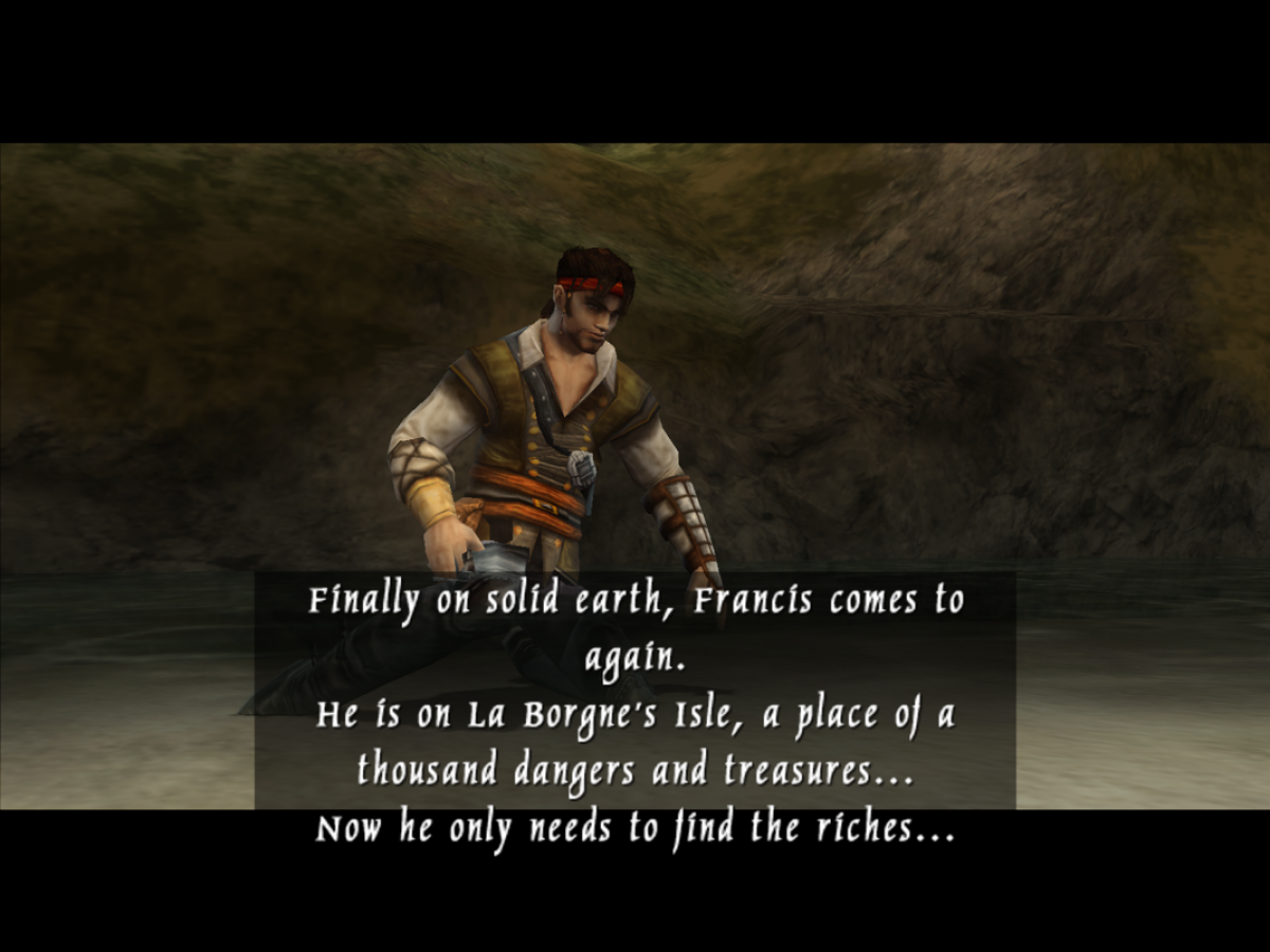 Pirates: Legend of the Black Buccaneer – PlayStation 2 (PS2) video game gameplay, action-adventure pirate game.