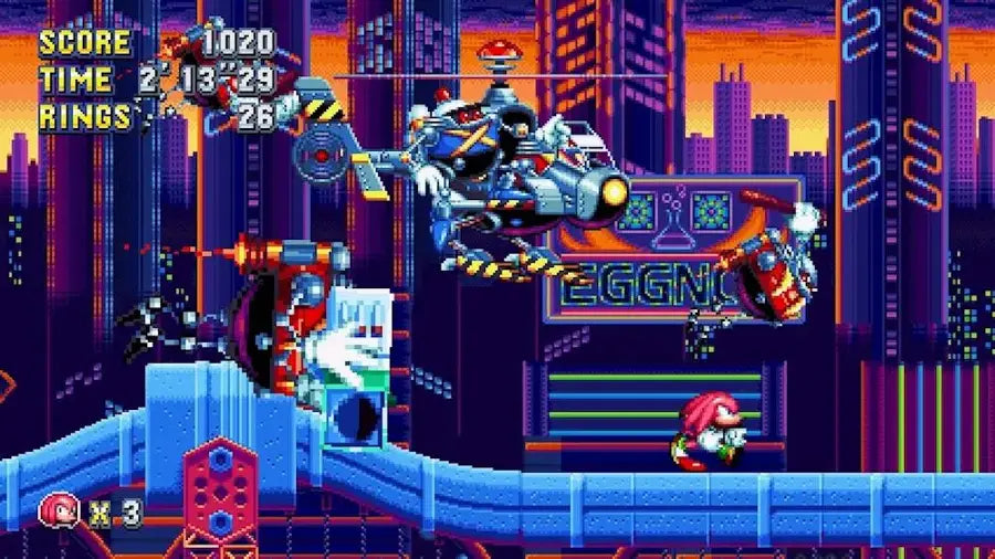 Sonic Mania gameplay image for Nintendo Switch (NS) video game