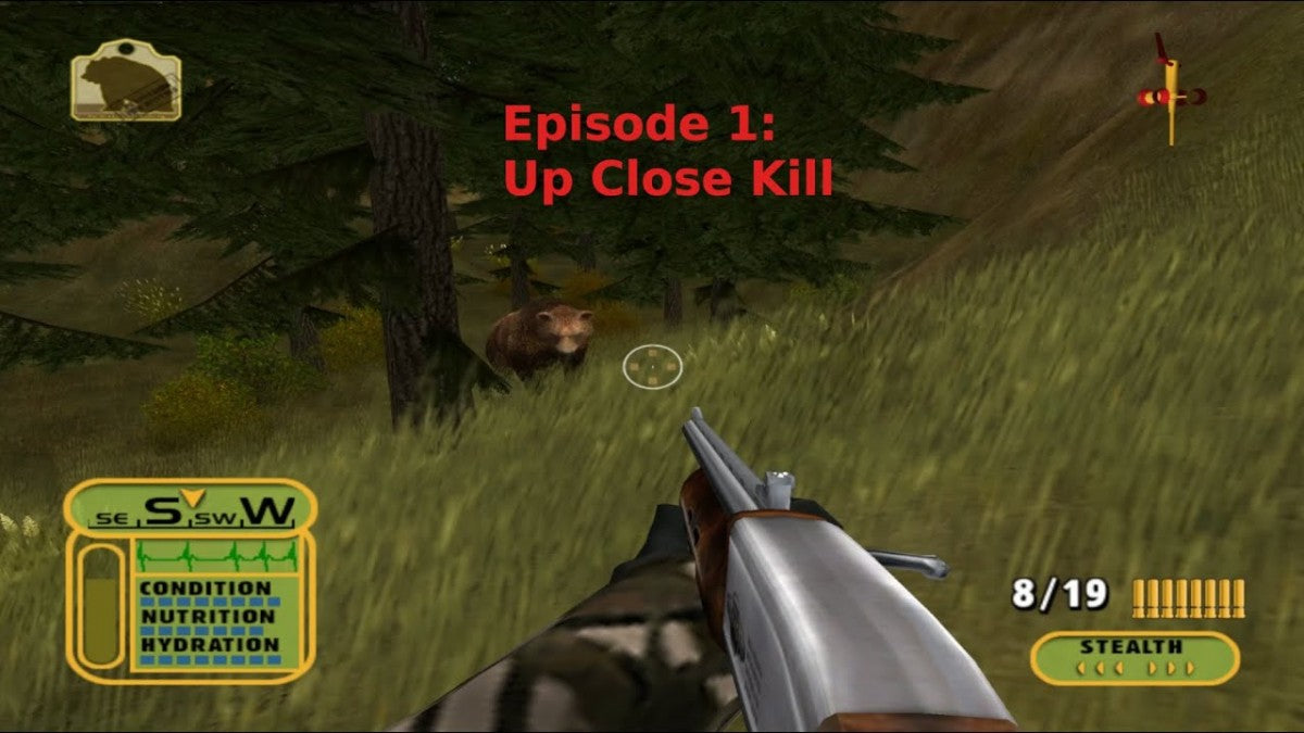 Cabela’s Dangerous Hunts for PlayStation 2 with extreme hunting and wilderness survival theme gameplay