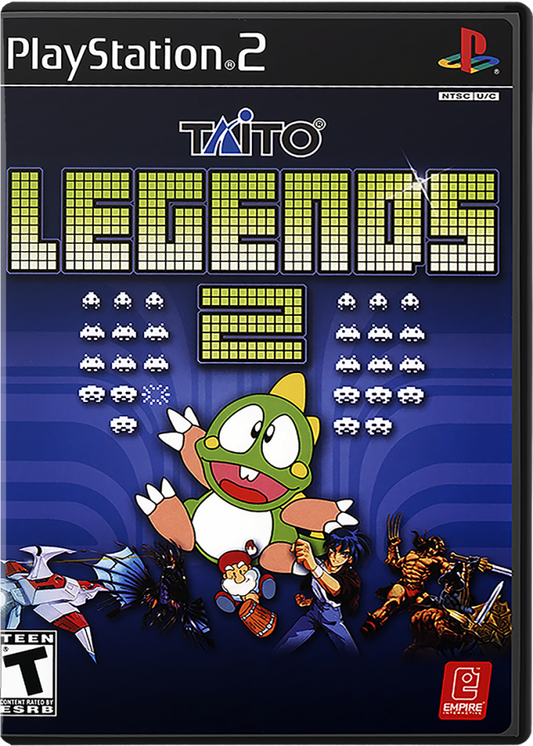 Taito Legends 2 cover art for PlayStation 2 (PS2) video game