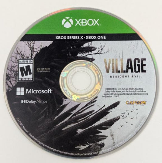 Resident Evil Village for Xbox One with atmospheric survival horror and gothic village setting disc