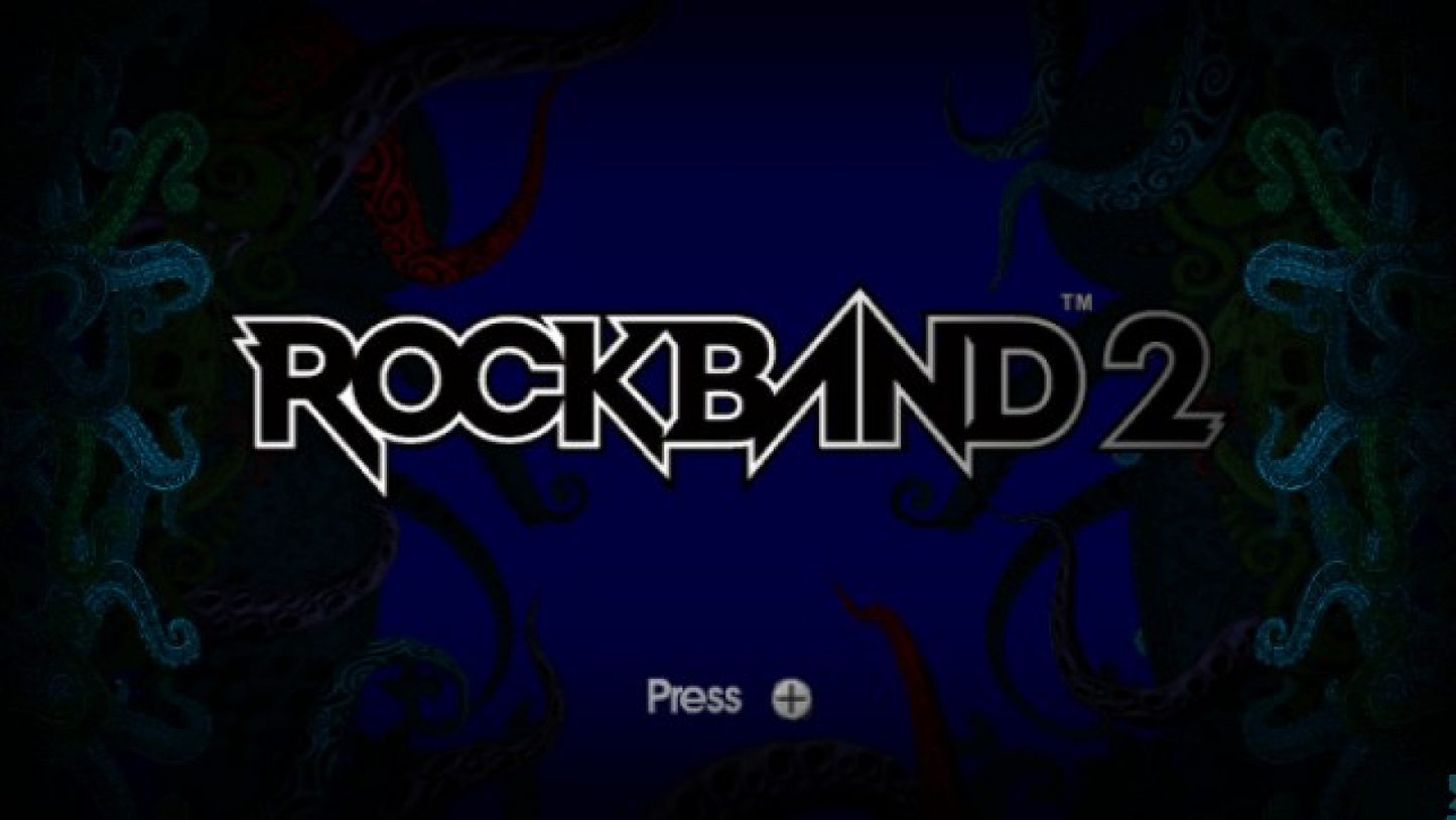 Rock Band 2 – Nintendo Wii (Wii) rhythm music band performance video game title screen