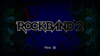 Rock Band 2 – Nintendo Wii (Wii) rhythm music band performance video game title screen