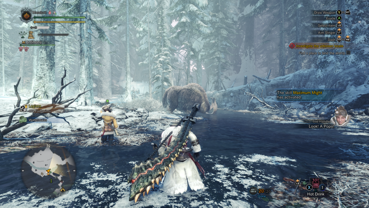 Monster Hunter World Iceborne Master Edition video game featuring expansive action RPG hunting gameplay massive monsters cooperative multiplayer all base game and Iceborne expansion content and Capcom fantasy adventure title gameplay