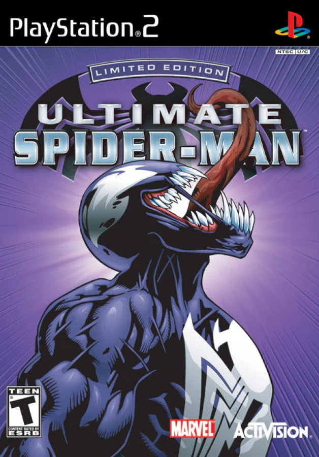 Ultimate Spider-Man Limited Edition – PlayStation 2 (PS2) video game cover image, action-adventure superhero.