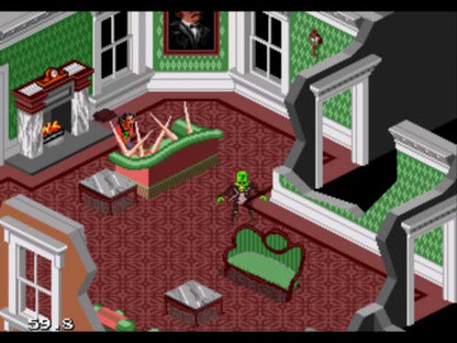 Haunting Starring Polterguy Sega Genesis GEN for retro video game enthusiasts featuring action puzzle gameplay mischievous ghost antics haunted house exploration object possession mechanics humorous supernatural challenges unique horror themed adventure and collectible gaming appeal gameplay 