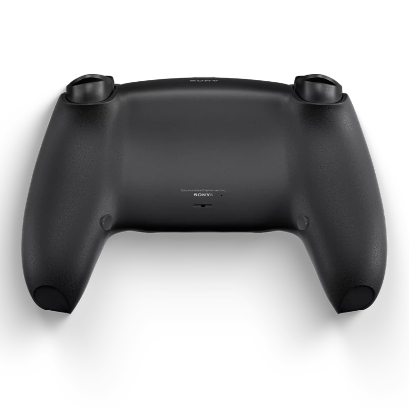 PlayStation 5 DualSense Wireless Controller New Midnight Black official accessory immersive gaming haptic feedback adaptive triggers built-in microphone create button back of controller