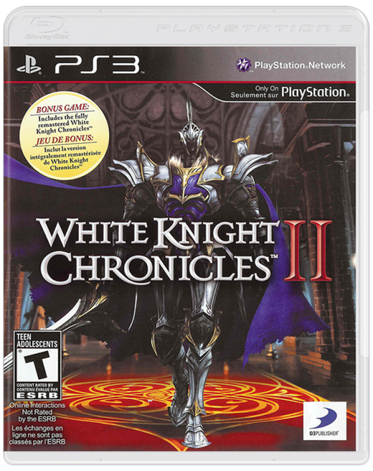 White Knight Chronicles II cover art for PlayStation 3 (PS3) video game
