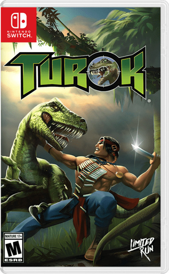 Turok – Nintendo Switch (NS) cover art for video game for NS