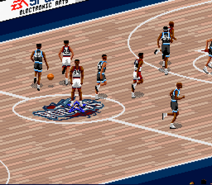 NBA Live 96 gameplay image for Super Nintendo Entertainment System (SNES) retro video game