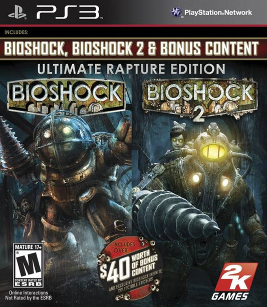 BioShock: Ultimate Rapture Edition cover art for PlayStation 3 (PS3) video game