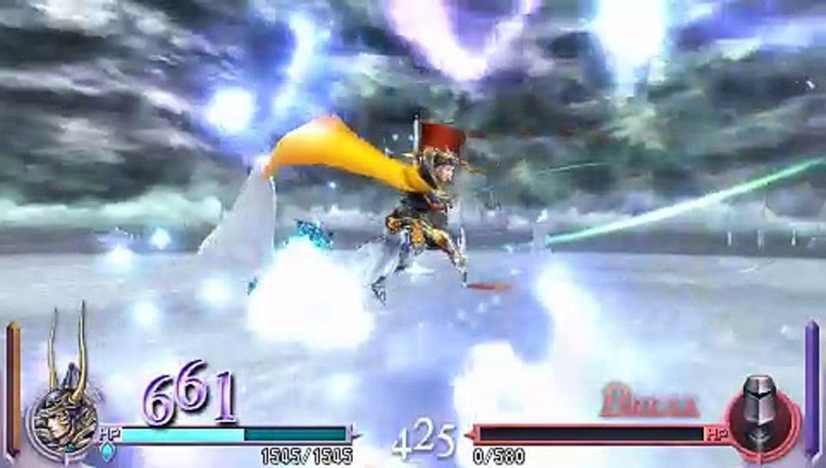Dissidia 012 Duodecim Final Fantasy PlayStation Portable game featuring fast-paced crossover fighting gameplay with iconic Final Fantasy characters screenshot