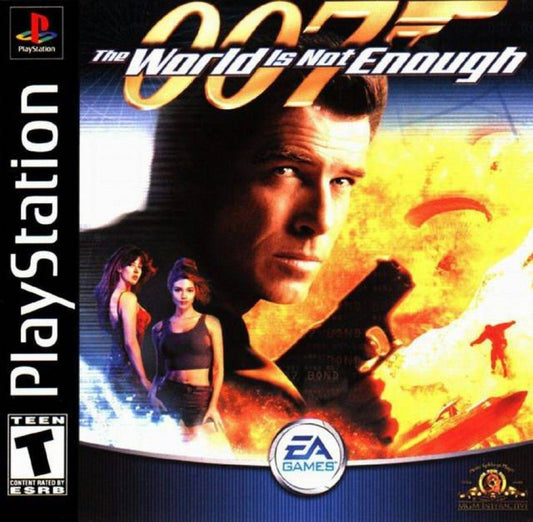 007: The World is Not Enough cover art for PlayStation 1 (PS1) video game