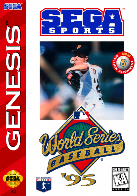 World Series Baseball 95 cover art for Sega Genesis (GEN) video game