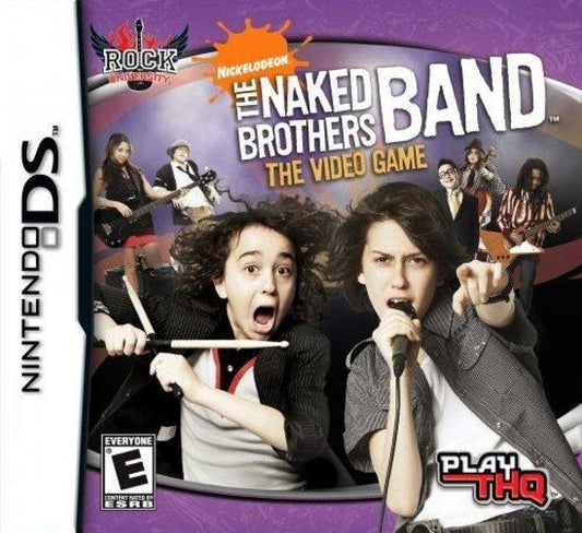 The Naked Bros Band cover art for Nintendo DS (DS) video game