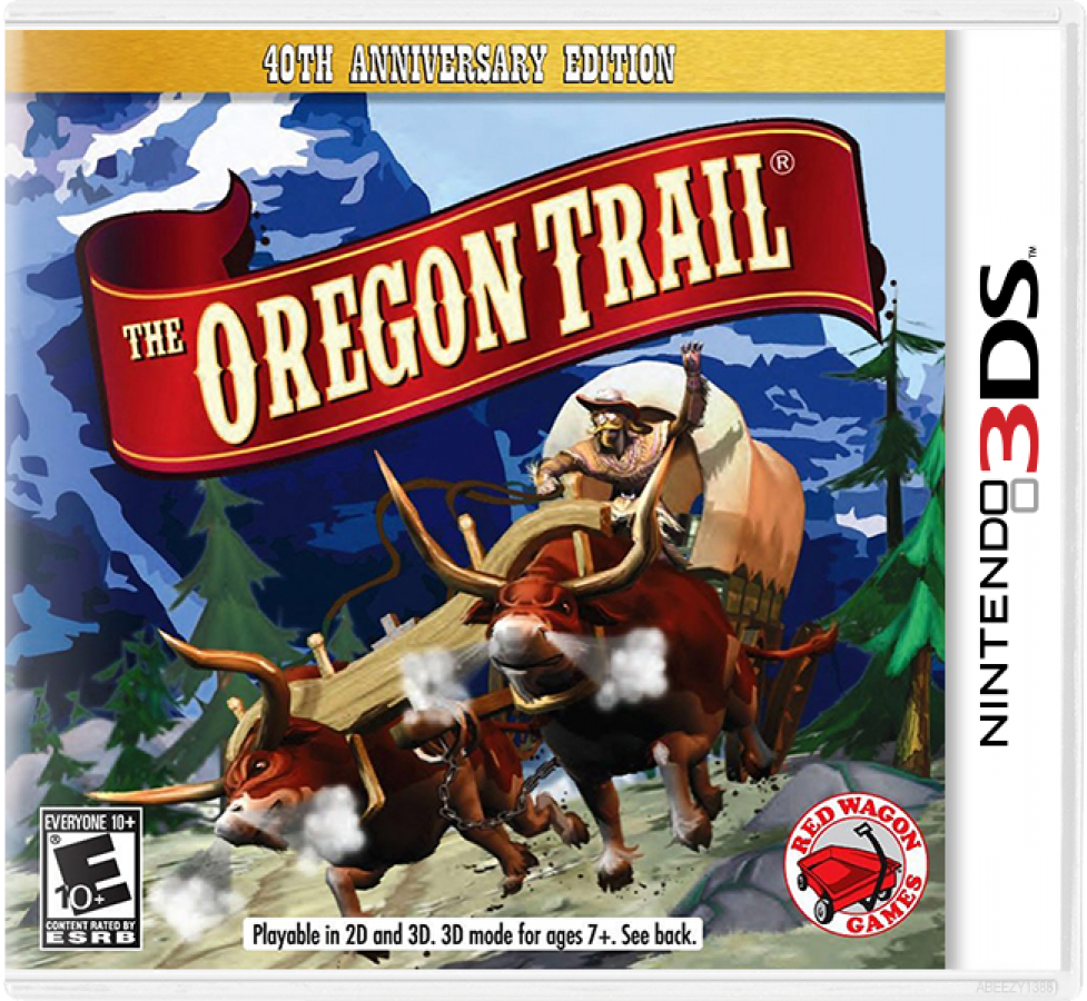 Oregon Trail cover art for Nintendo 3DS 3DS video game