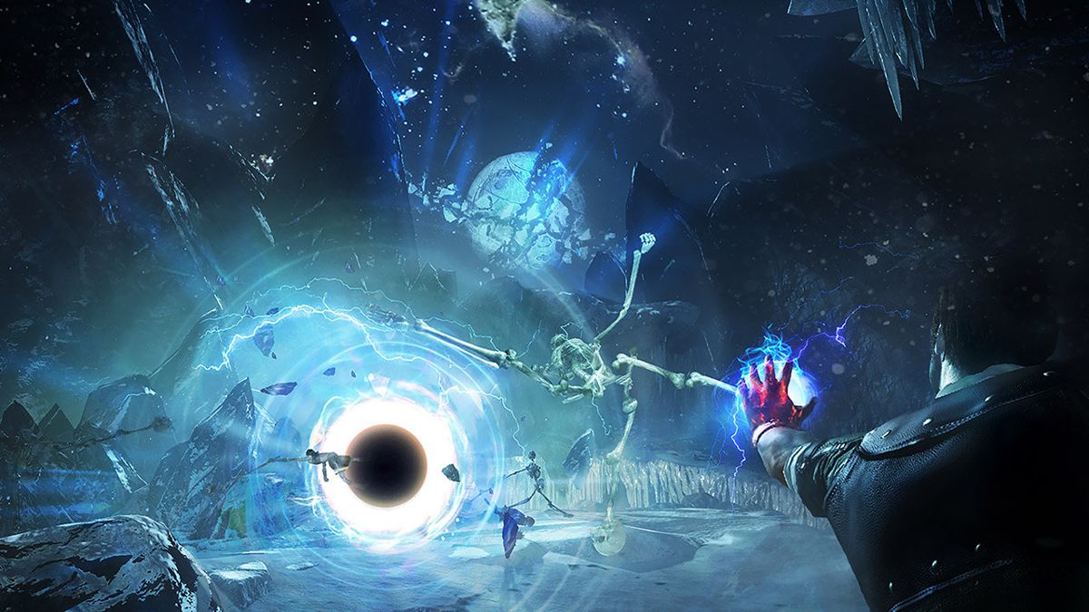 Lichdom: Battlemage – PlayStation 4 (PS4) video game gameplay, first-person action RPG.