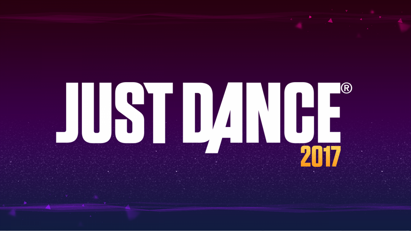 Just Dance 2017 Gold Edition screen title art for Nintendo Wii U (WiiU) video game 