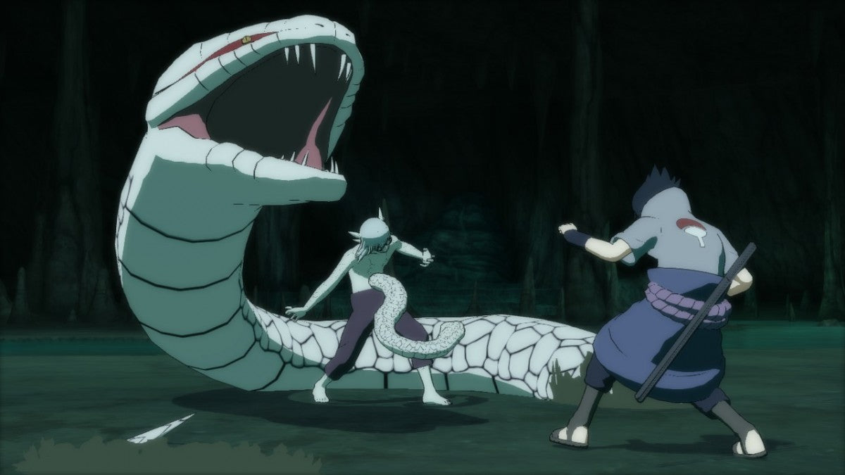 Naruto Shippuden: Ultimate Ninja Storm Full Burst PlayStation 3 PS3 video game, action fighting, anime-based combat, story-driven ninja battles, console title gameplay