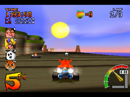 CTR: Crash Team Racing gameplay for PlayStation 1 (PS1) video game