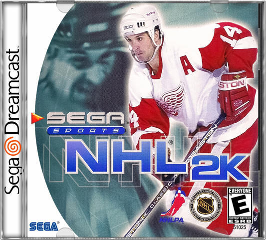 NHL 2K cover art for Sega Dreamcast (DC) video game