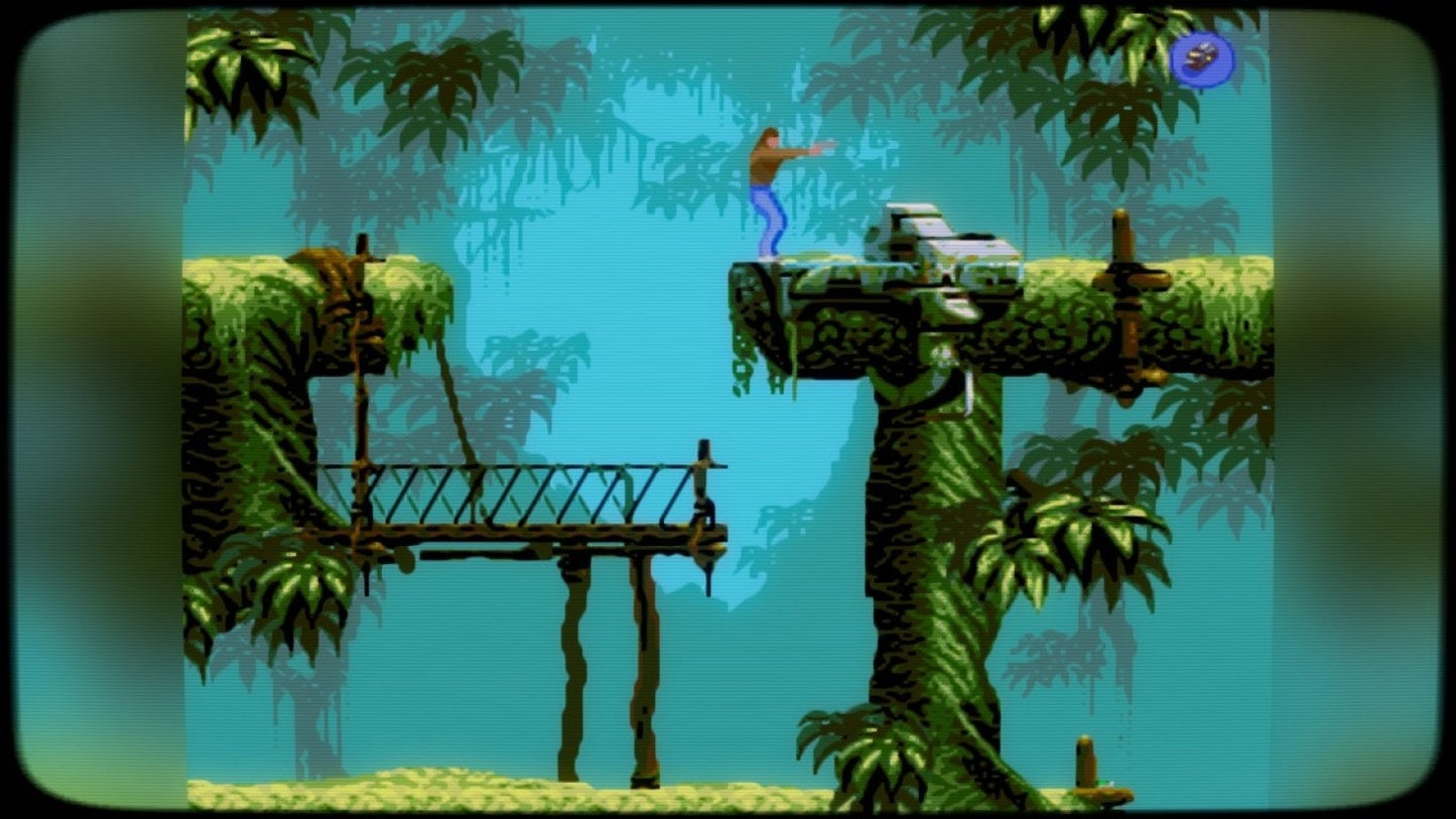 Flashback gameplay Nintendo Switch (NS) video game. 