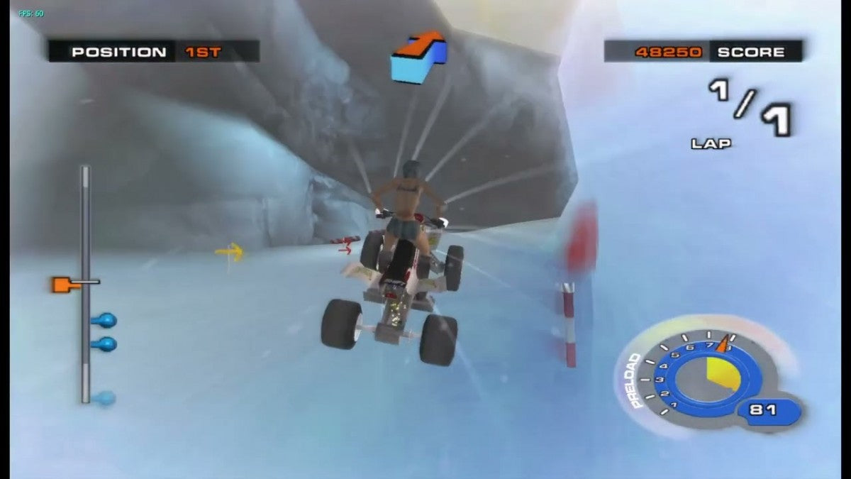 ATV Quad Power Racing 2 game featuring off-road ATV racing and stunt action gameplay 