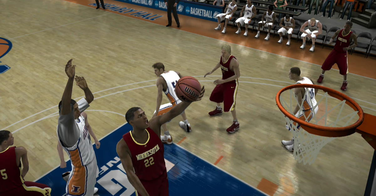 NCAA Basketball 09 – PlayStation 2 (PS2) college basketball sports video game gameplay