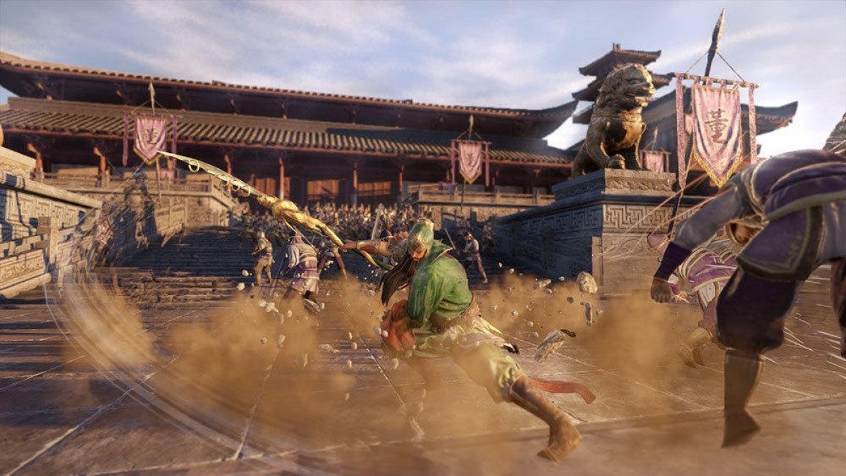 Dynasty Warriors 9 retro PlayStation 4 video game Dynasty Warriors hack and slash action open world historical combat massive battles console title PlayStation 4 release gameplay