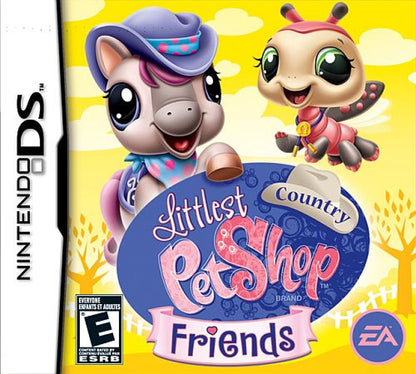 Littlest Pet Shop: Country Friends cover art for Nintendo DS (DS) pet care simulation video game