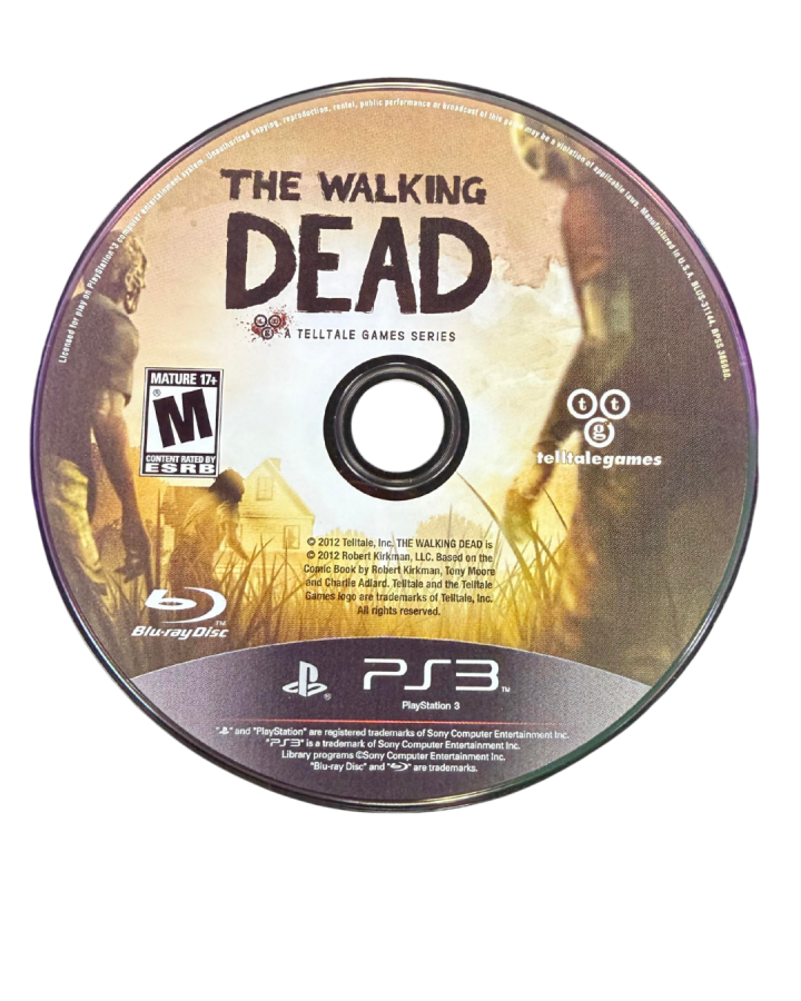 The Walking Dead Telltale Games Series PlayStation 3 adventure video game disc