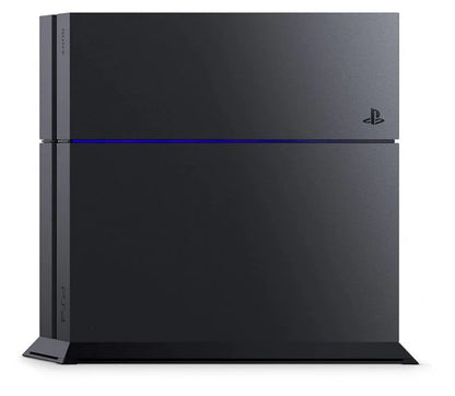 PlayStation 4 500GB matte finish console featuring sleek black design, reliable home gaming performance, and extensive PS4 game compatibility