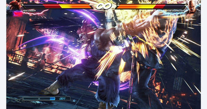 Tekken 7 for Xbox One, gameplay image for a fighting game with arcade-style combat, versus battles, and competitive action gameplay