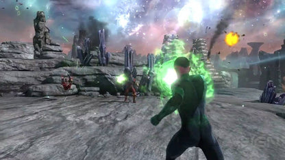Green Lantern: Rise of the Manhunters PS3 action superhero adventure game for PlayStation 3 gameplay