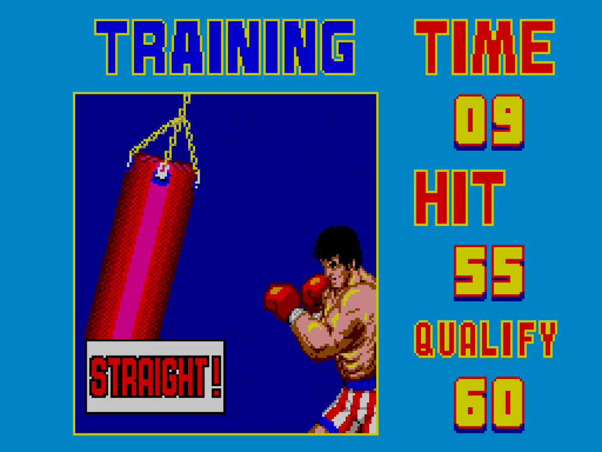 Rocky – Sega Master System (SMS) gameplay for boxing video game